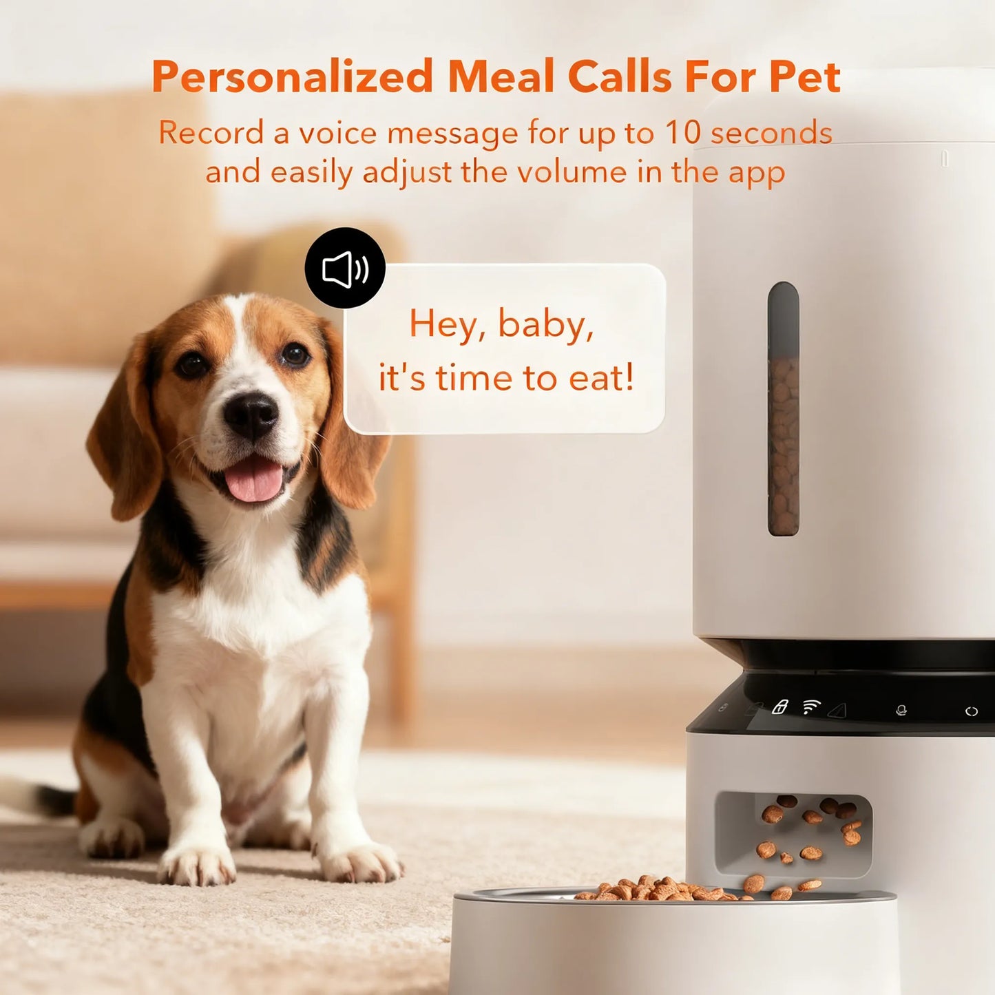 Smart WiFi Auto Feeder: 5L Tank, Timed Meals & Adjustable Portions