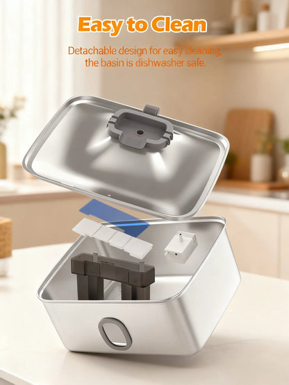 Efficient Clean Water Fountain: 15L Stainless Steel, LED Indicator, Energy Saving