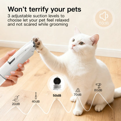 Professional Pet Hair Remover Vacuum - High Power, Large Bin, Low Noise